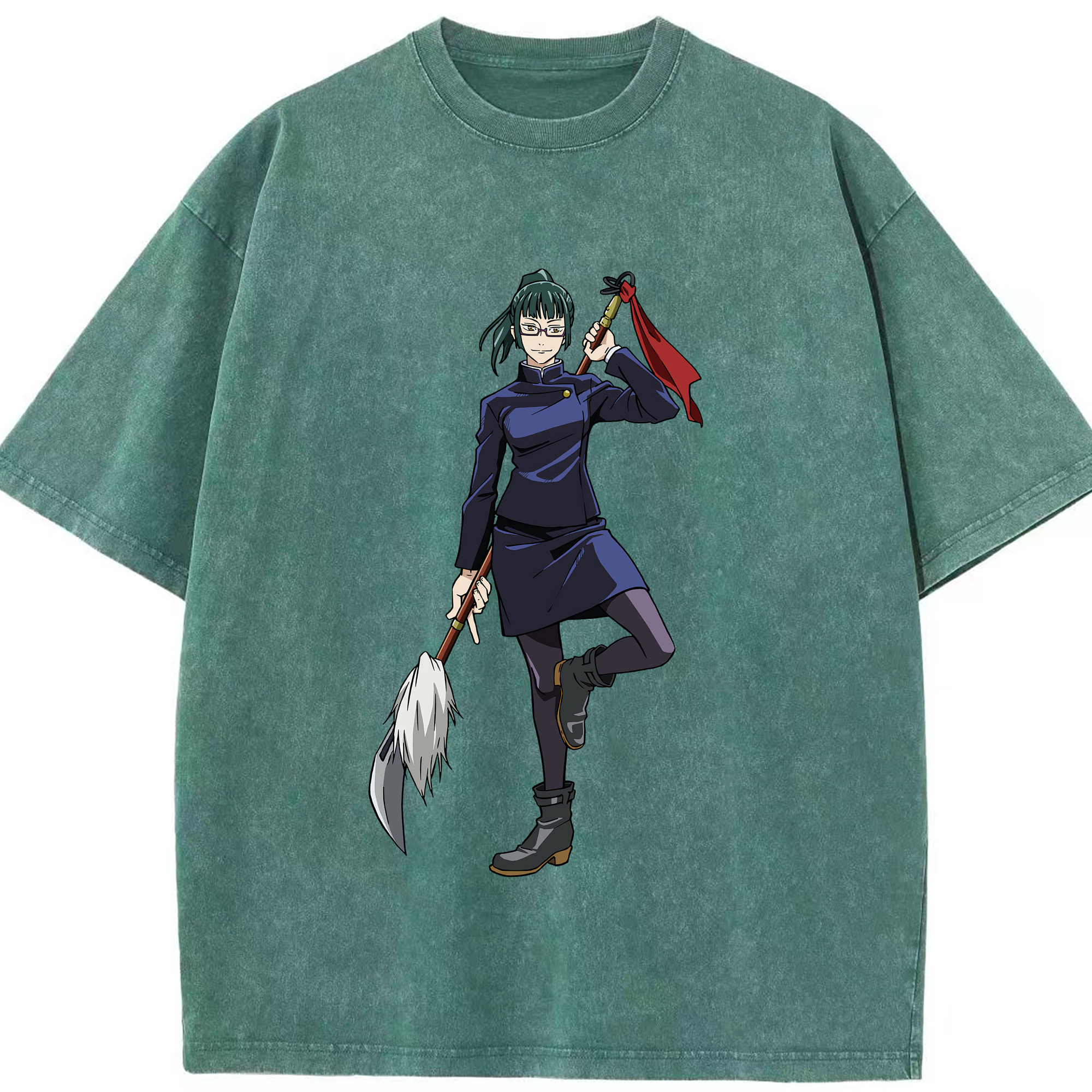 （画像用） 呪術廻戦 Jujutsu Kaisen 綿100% ヴィンテージ風 半袖Tシャツ（フロントプリント）